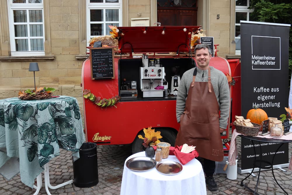 Kaffeemobil mit Barista